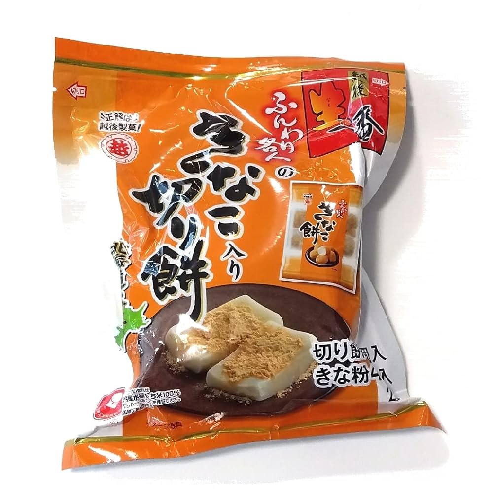 Amazon.co.jp: 越後製菓 生一番きなこ入り切り餅 210g : 食品